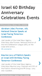 Mobile Screenshot of israelbirthday60anniversaryevents.blogspot.com