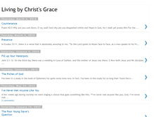 Tablet Screenshot of livingbychristsgrace.blogspot.com