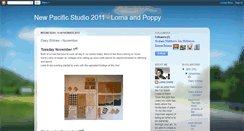 Desktop Screenshot of lornaandpoppyatnewpacificstudio2011.blogspot.com