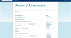 Desktop Screenshot of bazars-et-compagnie.blogspot.com