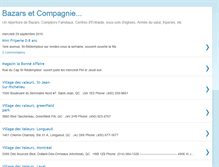 Tablet Screenshot of bazars-et-compagnie.blogspot.com