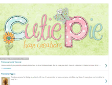 Tablet Screenshot of cutiepiehaircreations.blogspot.com