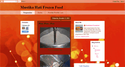 Desktop Screenshot of mustikahatifrozenfood.blogspot.com