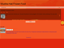 Tablet Screenshot of mustikahatifrozenfood.blogspot.com