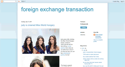 Desktop Screenshot of foreignexchange7.blogspot.com