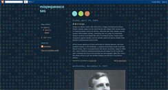 Desktop Screenshot of mispequeascosas.blogspot.com