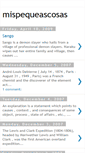 Mobile Screenshot of mispequeascosas.blogspot.com