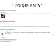 Tablet Screenshot of elletrainknits.blogspot.com