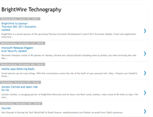 Tablet Screenshot of brightwirenetworks.blogspot.com