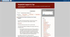 Desktop Screenshot of peoplesoftexperts.blogspot.com