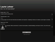 Tablet Screenshot of laurielehner.blogspot.com