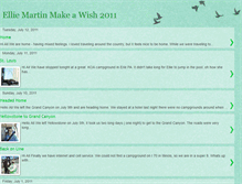 Tablet Screenshot of elliemartinmakeawish2011.blogspot.com