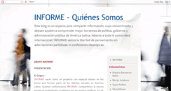 Desktop Screenshot of informecolumnistas.blogspot.com