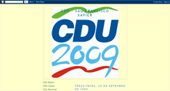 Desktop Screenshot of cdu-saofranciscoxavier.blogspot.com
