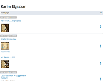 Tablet Screenshot of karimelgazzar.blogspot.com