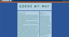 Desktop Screenshot of goensmyway.blogspot.com