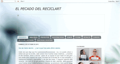 Desktop Screenshot of elpecadodelreciclart.blogspot.com
