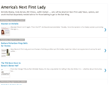 Tablet Screenshot of americasnextfirstlady.blogspot.com