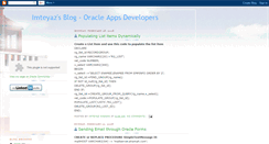 Desktop Screenshot of oradevapps.blogspot.com