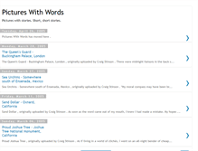 Tablet Screenshot of pictureswithwords.blogspot.com