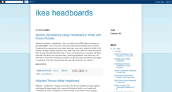 Desktop Screenshot of ikeaheadboards.blogspot.com