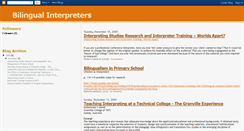 Desktop Screenshot of bilingualinterpreters.blogspot.com