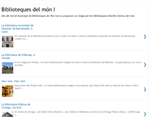 Tablet Screenshot of bibliotequesdelmon.blogspot.com