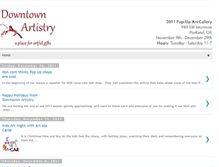 Tablet Screenshot of downtownartistry.blogspot.com
