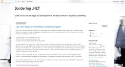Desktop Screenshot of borderingdotnet.blogspot.com