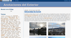 Desktop Screenshot of anotacionesdelexterior.blogspot.com