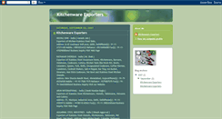 Desktop Screenshot of kitchenwareexporters.blogspot.com