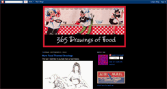 Desktop Screenshot of 365drawingsofood.blogspot.com