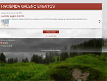Tablet Screenshot of haciendagaleno.blogspot.com