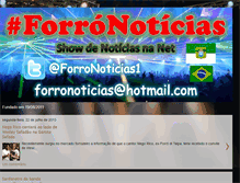 Tablet Screenshot of noticiasforro.blogspot.com