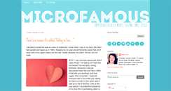 Desktop Screenshot of microfamous.blogspot.com