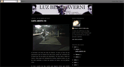 Desktop Screenshot of luzbellaverni.blogspot.com