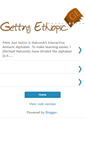 Mobile Screenshot of gettingethiopic.blogspot.com