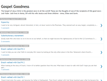 Tablet Screenshot of gospelgoodness.blogspot.com