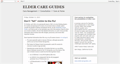 Desktop Screenshot of eldercareguides.blogspot.com