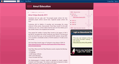 Desktop Screenshot of amuleducation.blogspot.com
