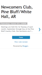 Mobile Screenshot of newcomersclubpinebluff.blogspot.com