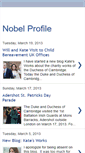 Mobile Screenshot of nobelprofile.blogspot.com