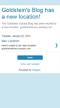 Mobile Screenshot of goldsteinlibrary.blogspot.com