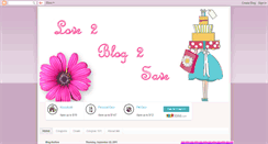 Desktop Screenshot of love2blog2save.blogspot.com