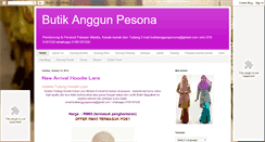 Desktop Screenshot of butikanggunpesona.blogspot.com