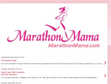 Tablet Screenshot of blogmarathonmama.blogspot.com