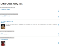 Tablet Screenshot of liitlegreenarmymen.blogspot.com