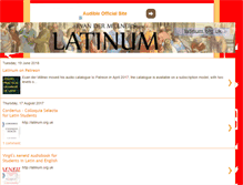 Tablet Screenshot of latinumpodcast.blogspot.com