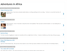 Tablet Screenshot of emmasadventuresinafrica.blogspot.com