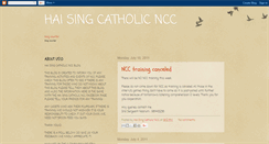 Desktop Screenshot of haisingcatholic-ncc.blogspot.com